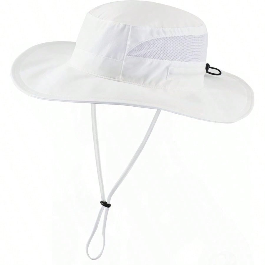 Zealous Sole Women's Grey Resort Sun Hat For Wide Brim Packable Uv Protection Bucket Hat Adjustable For Summer Beach Travel Outdoor