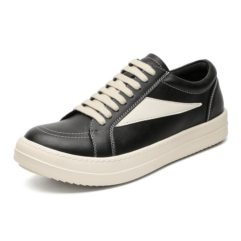 Handmade cowhide big head leather shoes comfortable thick sole heightening retro milk fragrant board shoes fashionable versatile sports and leisure