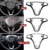 Car Chrome Steering Wheel Cover Trim Panel Replacement For Mercedes Benz A B C E CLS CLA Class W176 W246 W205 W117 W218 W213