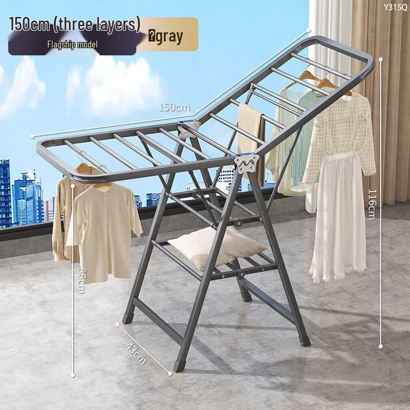 Multi-functional Folding Clothes Drying Rack
