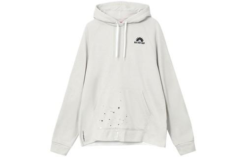 

Nike Letter Print Hooded Pullover Sweatshirt DV9907-012 S белый