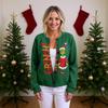 Women'S Christmas Sweater Cute Fun Christmas Sweater Fall And Winter Long Sleeve Knitted Sweater