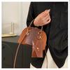 Women's Faux Leather Shell Bag Fashionable Single Shoulder Crossbody Bag Casual Handbag