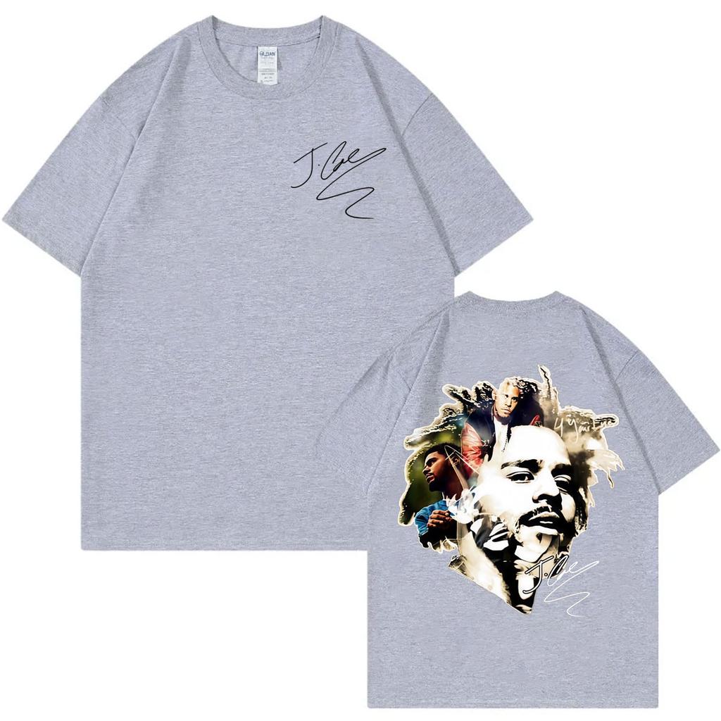Rapper J Cole Graphic T Shirts Men Women Clothing Fashion Hip Hop Tshirt Summer Casual Cotton Short Sleeve Tshirts Streetwear
