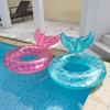 Korean Sequin Rainbow Mermaid Swimming Ring with Wings for Adults & Kids