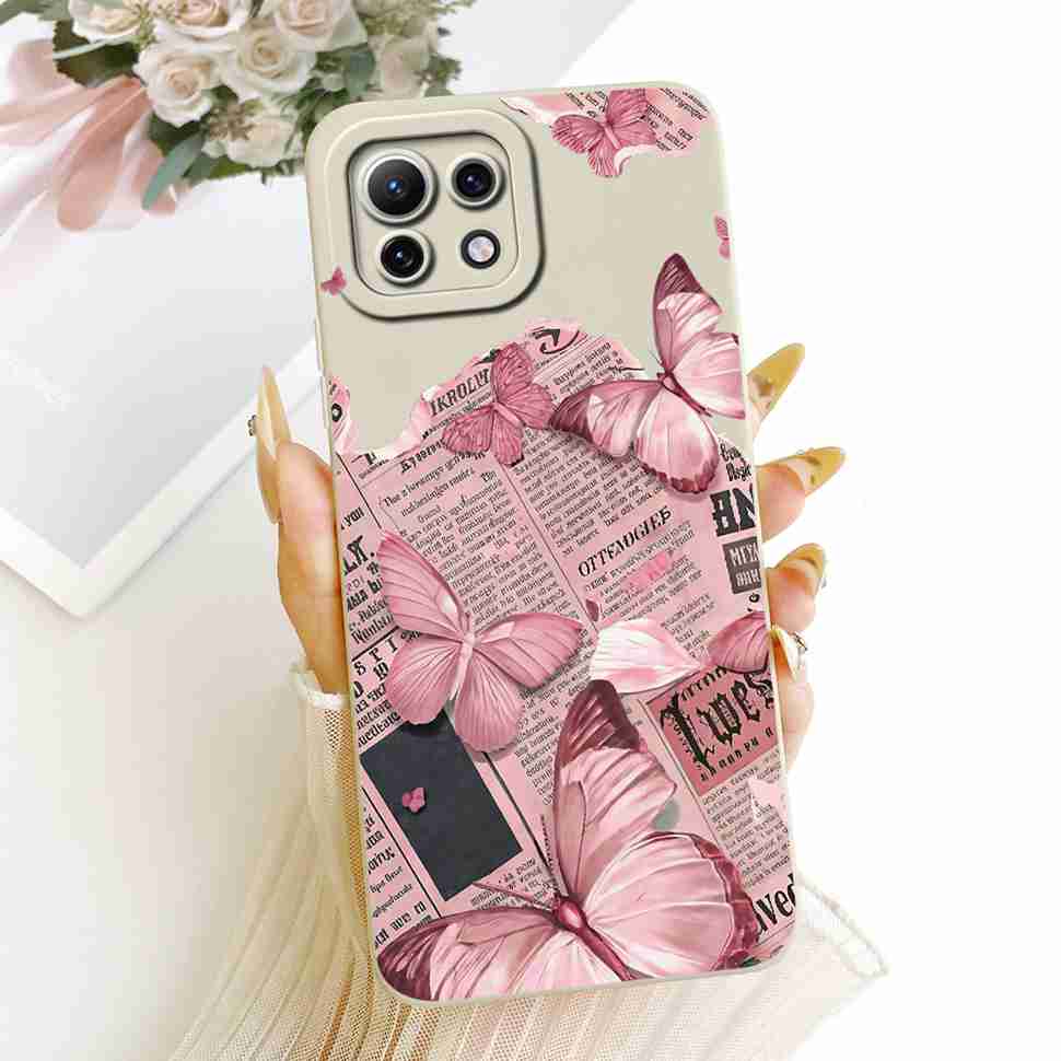 Case For Xiaomi Mi 11 11Lite 11 Lite Soft Phone Case Protection Luxury Animals Cat Dragon Back Cover For Xiaomi Mi11 Lite Capa