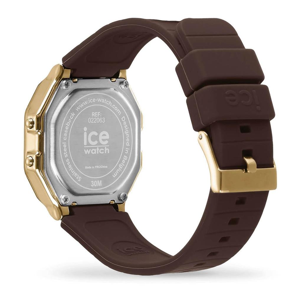 Authorized Distributor Ice Watch Digital Ladies 022065 ICE Digit Brown Cappuccino Small [Ice Watch]