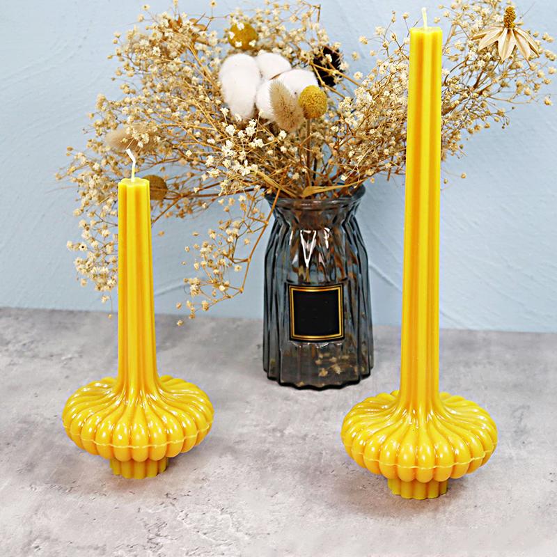 1PC 3D Vase-Shaped Mold Creative Plastic Resin Casting Tool Home Decor Flexible Crafting Tool DIY Scented Candles