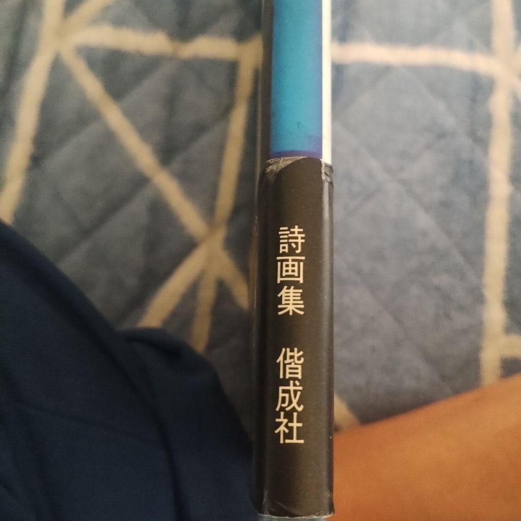 [USED] Kiyoshi Nakajima's Poetry and Painting Collection: A Single Love Story, First Published In May 1988! Comes with Obi! Signed! Rare!