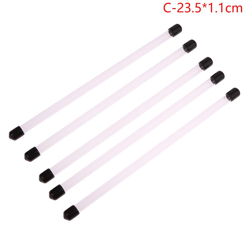 5Pcs Transparent Acrylic Incense Tube 1g/2g/4g/10g Incense Sticks Barrel Package Storage Box