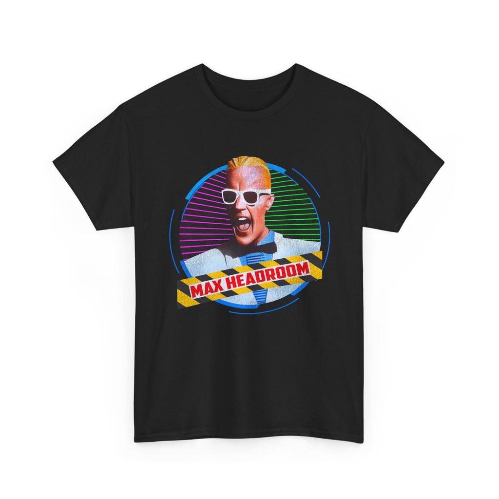 Max Headroom T-T-Shirt, Retro 80s Tee, Vintage Graphic T-Shirt, Cyber Clothing