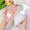 Quadratische Klare Schaumstoffflasche Flüssigseife Geschlagene Mousse Punkte Abfüllung Shampoo Lotion Duschgel Schaumpumpflaschen Spender