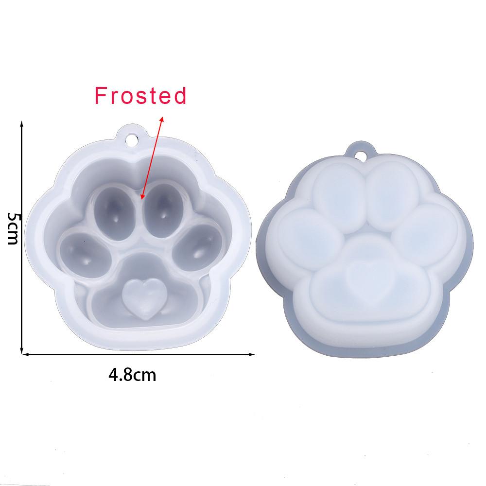 Cat Paw Pendant Silicone Mold Keychain Pendants Epoxy Resin Molds for DIY Epoxy Resin Crafting Mould Jewelry Making Crasfs