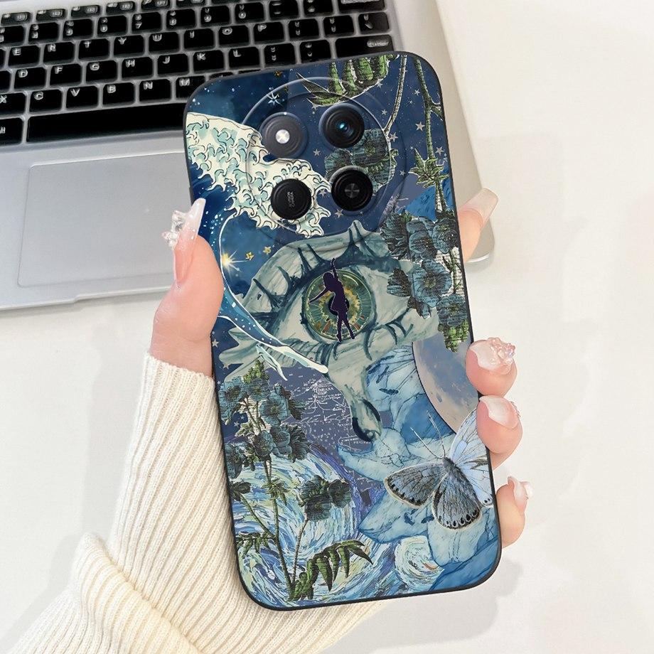Pour Honor Magic 7 Lite 7 Pro Magic7 Coque de téléphone Magic 5 Lite 6 Lite Housse arrière Silicone Liquide Souple Funda Animaux Mignons Dessin Animé