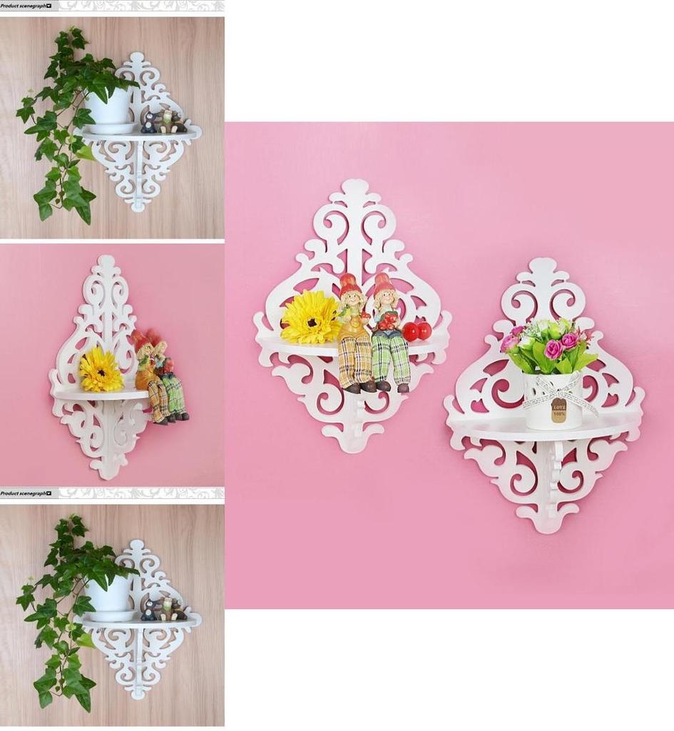 Kreatives Wandregal für Pflanzen aus PVC-Material zur Innendekoration