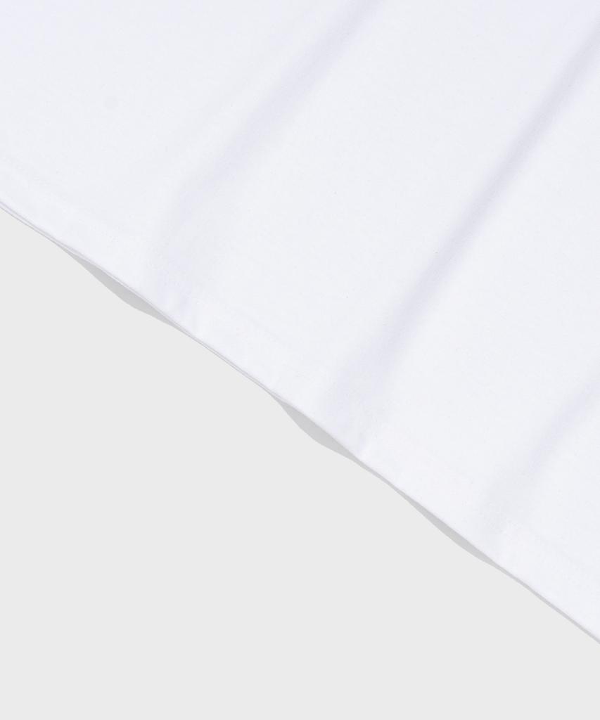 CARGOBROS FOR WOMAN State Of Main Lettering Short Sleeve T-Shirt (White)