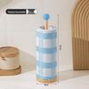 Multifunctional Kitchen Roll and Storage Rack for Paper Towels, Disposable Rags, and Plastic Wrap
