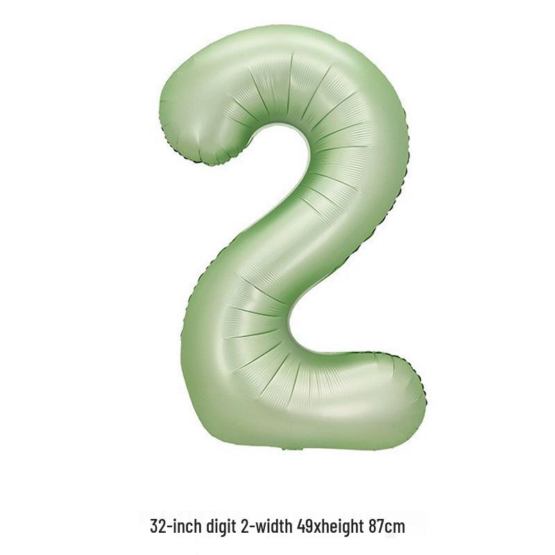 32-Inch White Number '40' Birthday Balloon, Aluminum Foil Party Decoration Prop