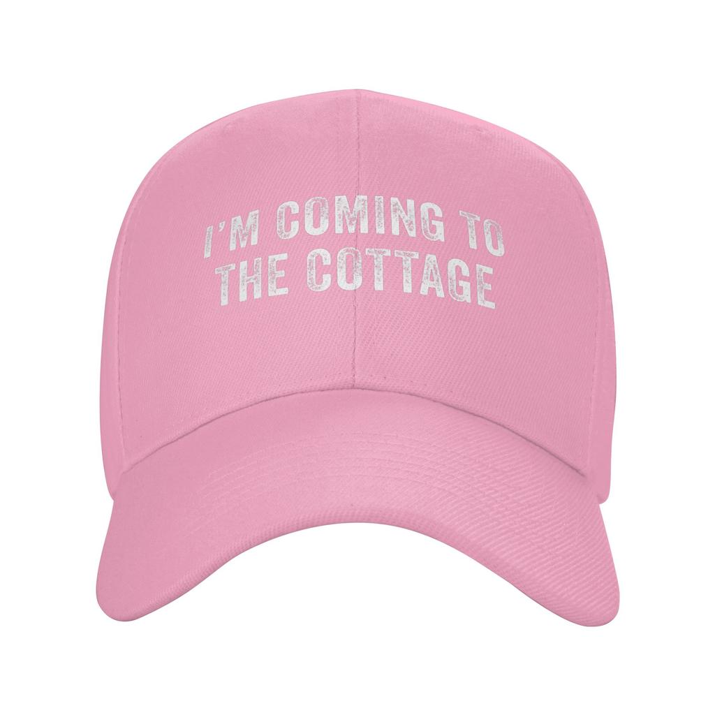 Funny Im Coming To The Cottage Baseball Cap  Outdoor Gym Wholesale Hip Hop Hats Women Men Y2k Funny Design Snapback Cap