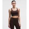 Energy Longline Bra  MeDium Support  B D Cups Walnut Crunch