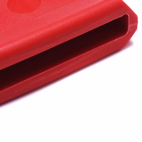 Jam Block, Plastic Musical Instrument Percussion Block, Latin Drum Instrument, Red