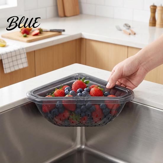 Magnetic Sink Strainer 2Pcs Triangle Drain Strainer