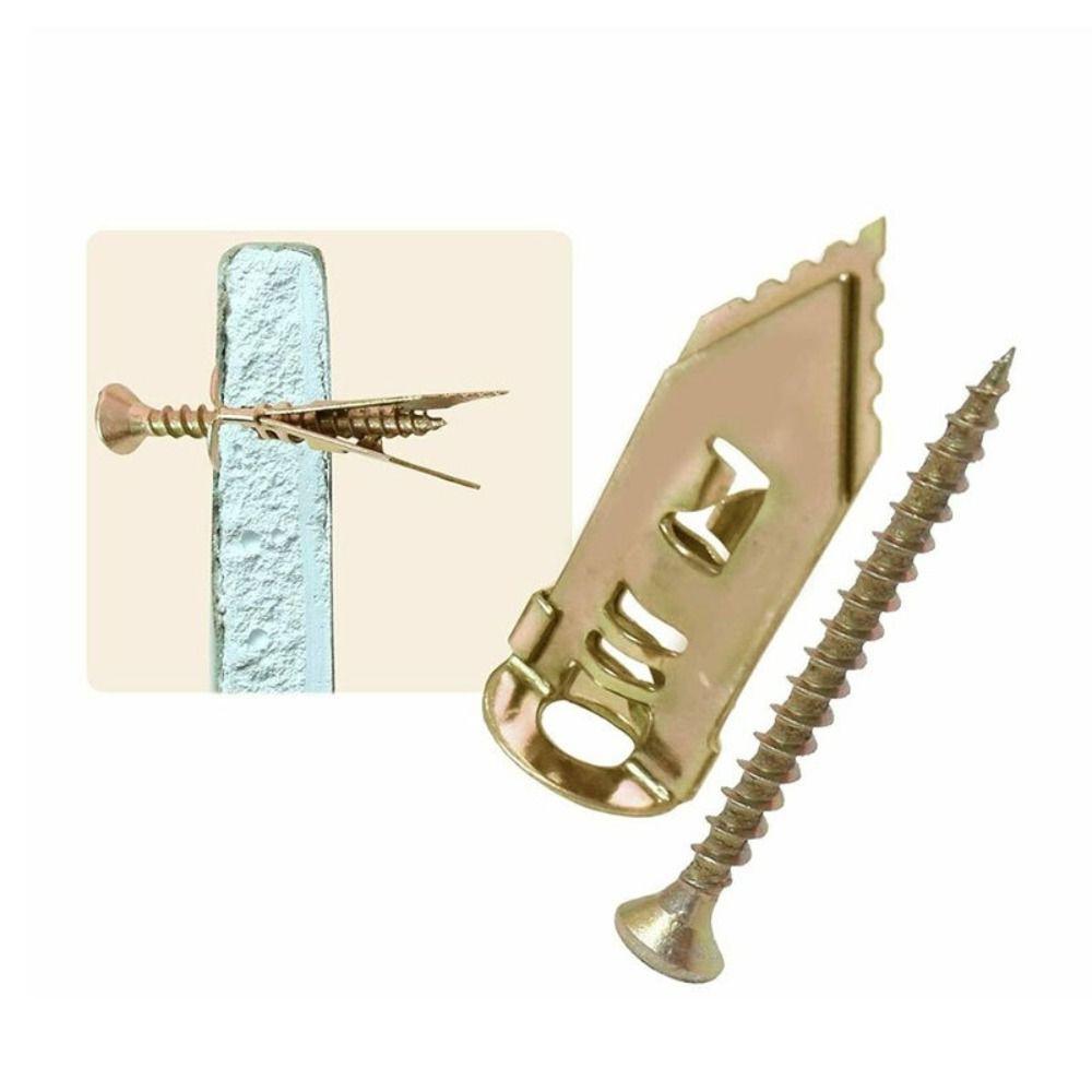 Dowel Fixing Tools Self-Tapping Screws Kit Plasterboard Wall Fixing Plug Screws Expansion Nails