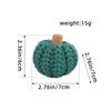 New Knitted Pumpkin Decorative Ornaments Diy Hand-woven Colorful Pumpkin Party Layout Props