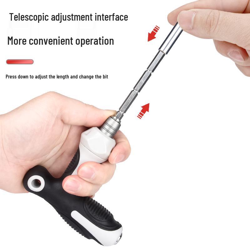 38-in-1 Multifunctional Ratchet Screwdriver Set for Household Maintenance