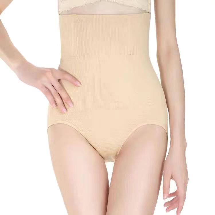 Plus Size High-Waisted Postpartum Tummy Control Panties - Double-Layer Body Shaping Waist Cincher & Hip Lifter