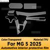 For MG 5 MG5 2025 Car Interior Center Console Screen Transparent TPU Protective Film Anti-scratch Repair Accessories