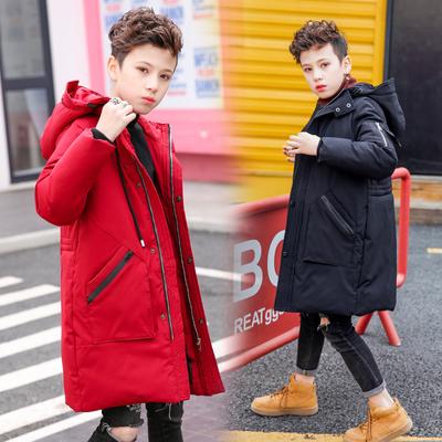 Kinderkleidung Jungen Kleidung Warme Winter Daunen Baumwolle Jacke Mit Kapuze Mantel Teen Verdicken Oberbekleidung Kinder Wasserdicht Parka