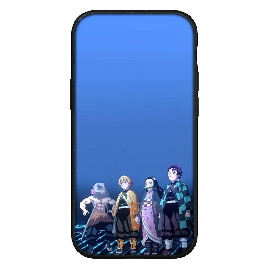 Für Samsung Galaxy S25 S24 S23 iPhone 17 16 15 Xiaomi Redmi Note 14 13 12 11 Plus Pro Max Hülle Demon Slayer Kokushibo Kamado Tanjiro OPPO Huawei Abdeckung