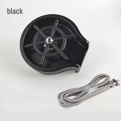 Embedded Coffee Bar Glass Rinser with High-Pressure Faucet and Drain Tray
