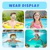 2026 SplashyNew Eyes Goggles for Kids, Wide View Swim Goggles, Anti-UV Anti-Fog Pool Water Swimming Goggles for 3-14