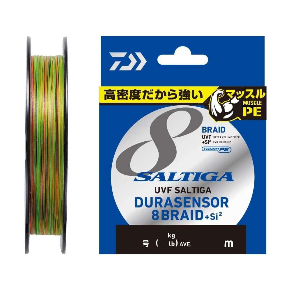 Daiwa UVF Saltiga Dura Sensor X8+Si2 1.2mm 300m Multi-Color PE Line Fishing Gear