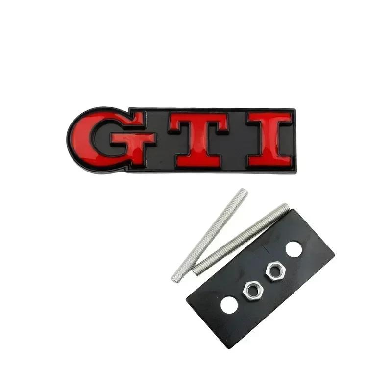 2026 Hot Sticker for Volkswagen Metal GTI Logo Car Front Grille Emblem Badge Polo Caddy Golf 4 5 6 8 Jetta Tiguan Touran Passat