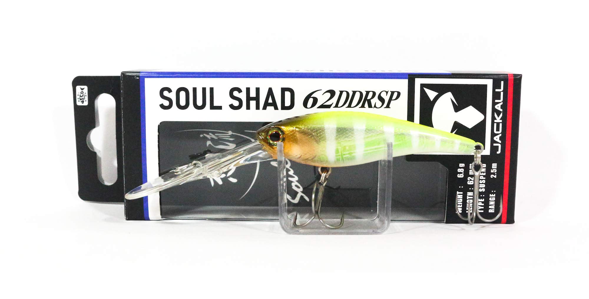 JACKALL Soul Shad 62DDR SP POL Chart Back Bluegill Lure
