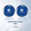 2Pcs Car Coaster Water Cup Bottle Mat Anti-slip Pad for Volkswagen VW R Rline ID.3 ID4 Polo Passat B5 B7 Golf 8 Touran Caddy GTI Wj0