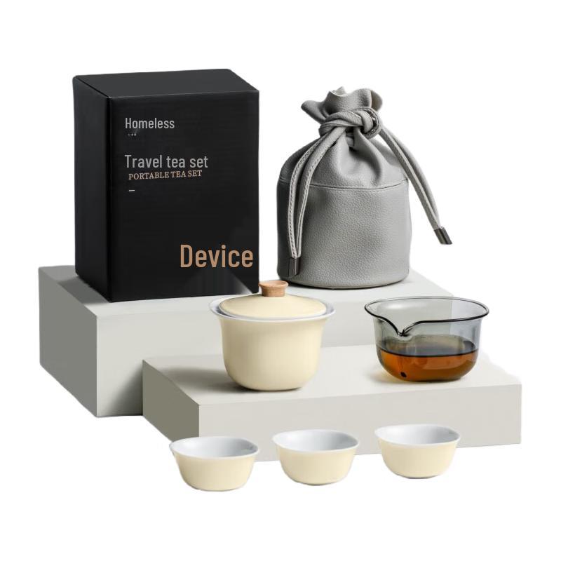 Portable Travel Ceramic Tea Set