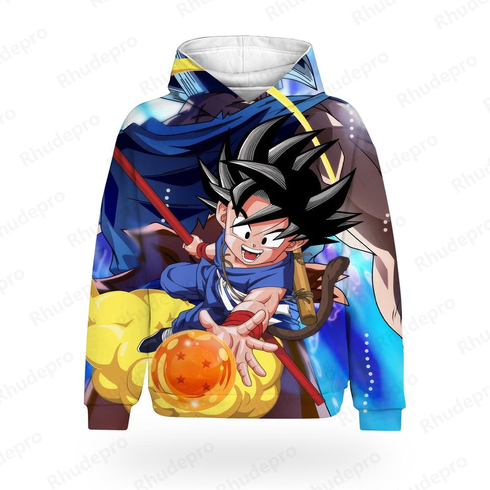 Fashion Shirts Dragon Ball High Quality Shirt Men Boy Hoodie Hoodie Vegeta Goku 2024 Tops Oversized Clothing Hip Hop