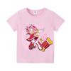 Sonics Cartoon T-shirt for Children Round Collar Clothing Kids Anime Partern Short Sleeve Clothes Fashion Sunmer Tee Top Gift