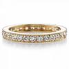 Sterling Silver D Color Real Moissanite Diamonds Gemstone Eternity Band Wedding Engagement Ring Fine Jewelry