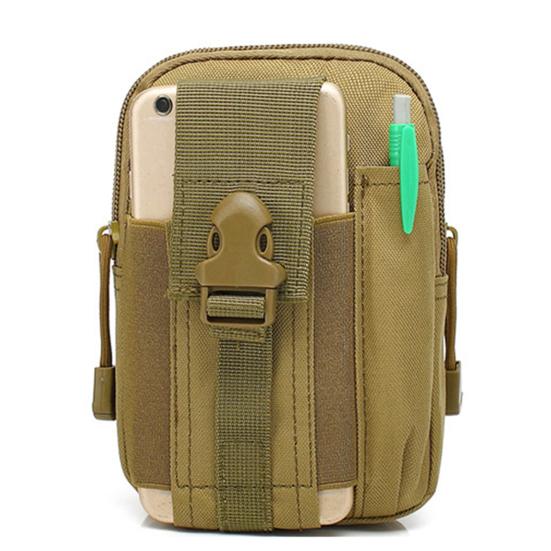 Tactical Molle Pouch Universal EDC Waist Bag with Cell Phone Holster Outdoor