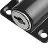 Door Security Lock Anti Theft Alloy Paint Surface with Keys Window Bolt for Home Cabinets Black