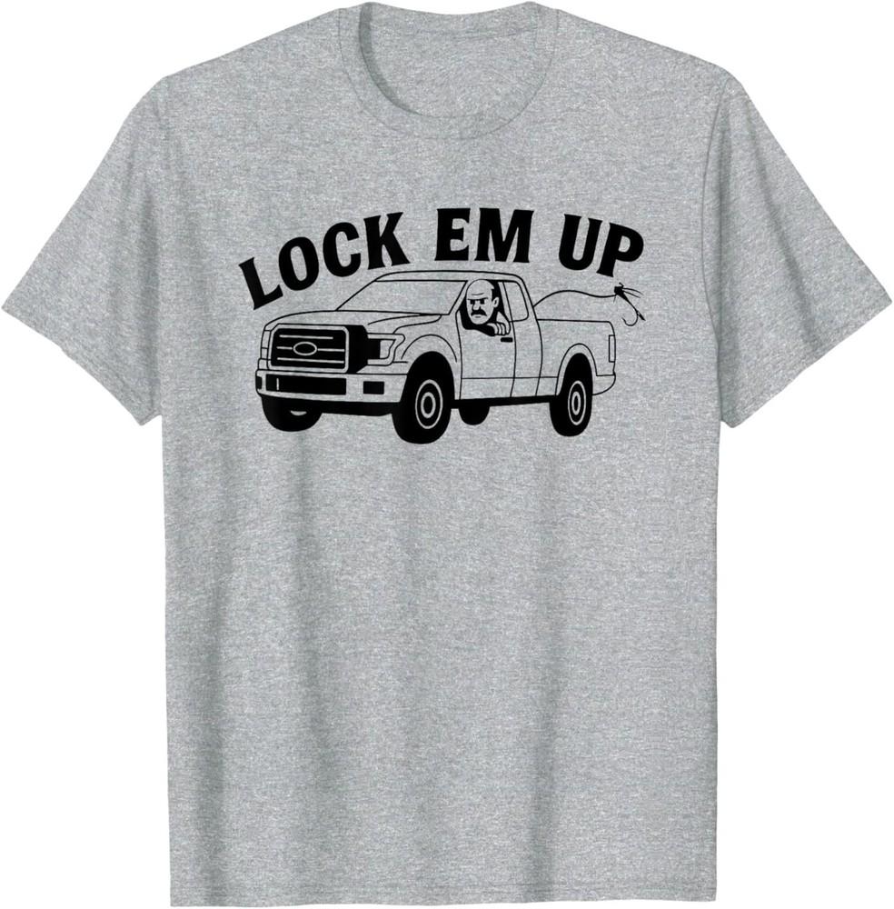 Lock Em Up Car T-Shirt L