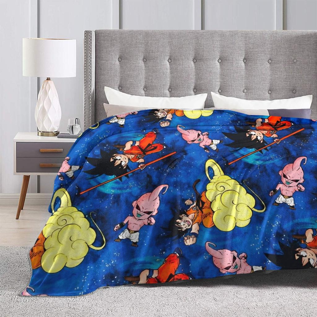 DBZ Flannel Blanket Throw Blanket for Home 125*100cm Quilt,