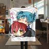 1PC Assassination Classroom Print Flannel Blanket, High quality All Seasons, Home Decor, Warmth and Comfort, Perfect for Christmas Gifts