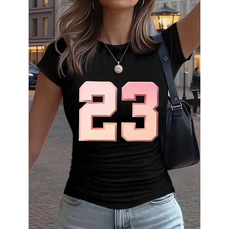 Casual Dames T-shirt met Korte Mouwen