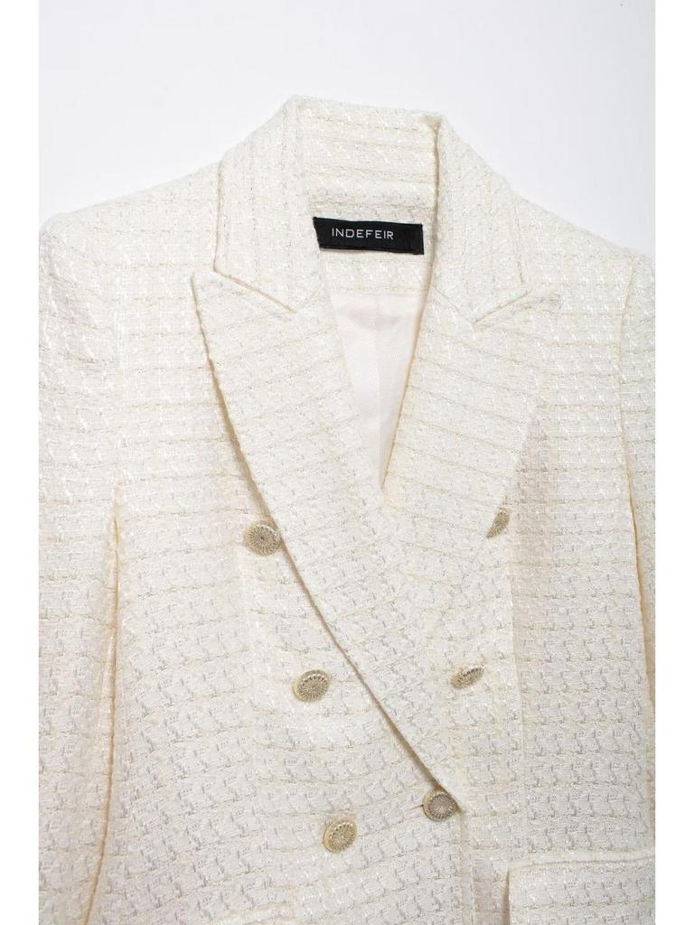 Autumn New Arrival: Women's European & American Double-Breasted Suit Jacket - Elegant and Fashionable